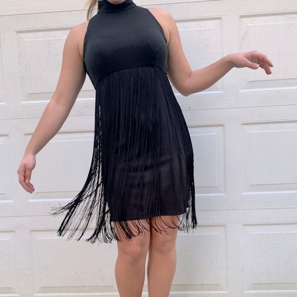 Fringe Tassel Bodycon Dress - Picture 1 of 12